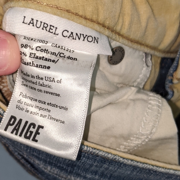 Laurel Canyon VTG Y2K Low Rise Flare Jeans - Picture 4 of 4